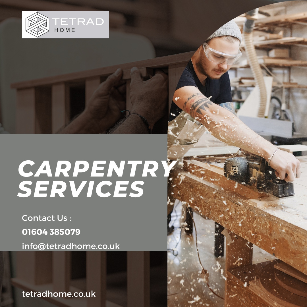 LtdTetrad's tweet photo. From new loft conversions to new door hangings, we offer a reliable and trusted range of services as standard.

Please call 01604 385079, or send an email to info@tetradhome.co.uk to learn more.

#TetradHome #TeamworkMakestheDreamWork #HomeImprovements  #CarpentryServices https://t.co/DLskqmL9Zf
