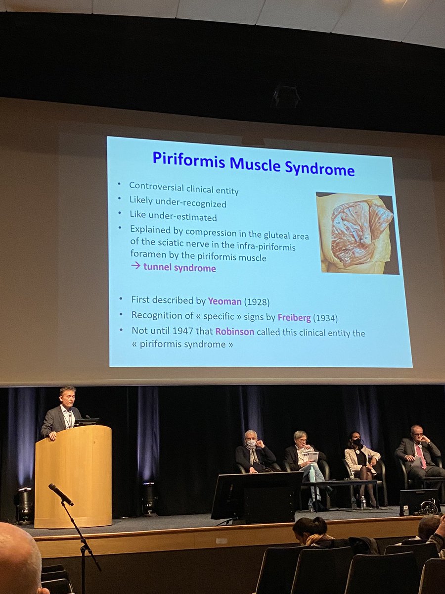 APP_IASP's tweet photo. First up this morning is a lecture on Piriformis Syndrome with questions of if there is a true syndrome or not.
#WCAPP https://t.co/NLjTrpfFNt