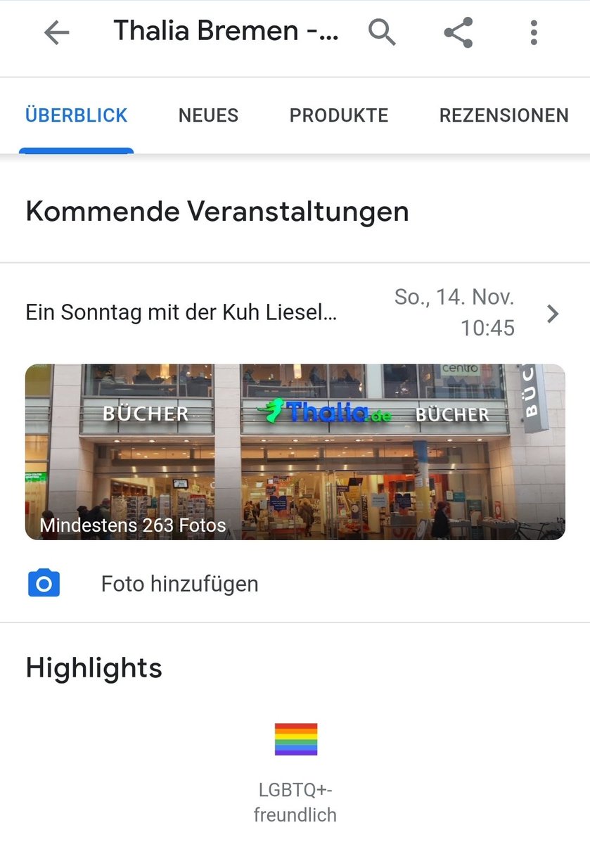 Highlight: Thalia in Bremen ist jetzt auch LGBTQ+ friendly. Hurra, darauf haben wir doch bestimmt alle gewartet?! 
Sorry Leute, aber kann mir das Mal jemand erklären? Werbegag oder ernstgemeinter Support? #LGBTQ
