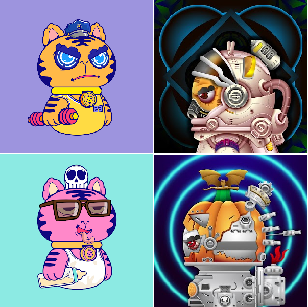 My naughty tigers <a href="/TigerClub18/">Naughty Tigers Costume Club</a> have been upgraded overnight to handle space travel #tigero . Go check these out opensea.io/collection/tig… they will be leaving for space soon 🚀