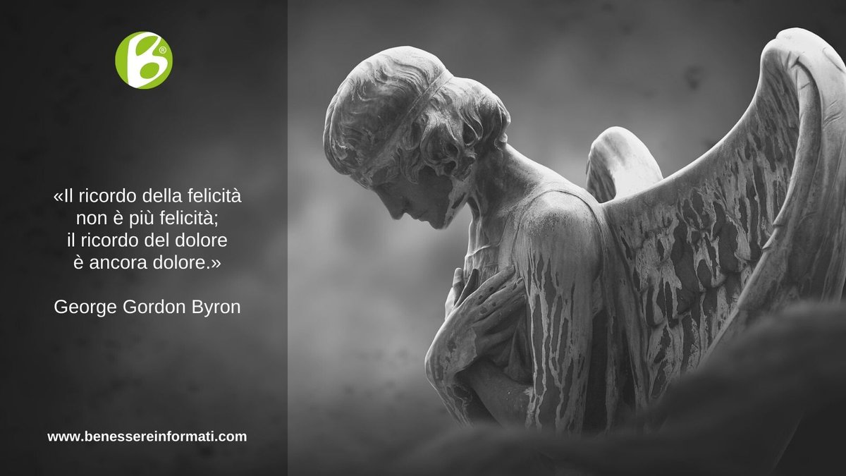 BenessereInfo's tweet photo. «Il ricordo della felicità non è più felicità; il ricordo del dolore è ancora dolore.»
(George Gordon Byron) https://t.co/ZyO76oGoWO