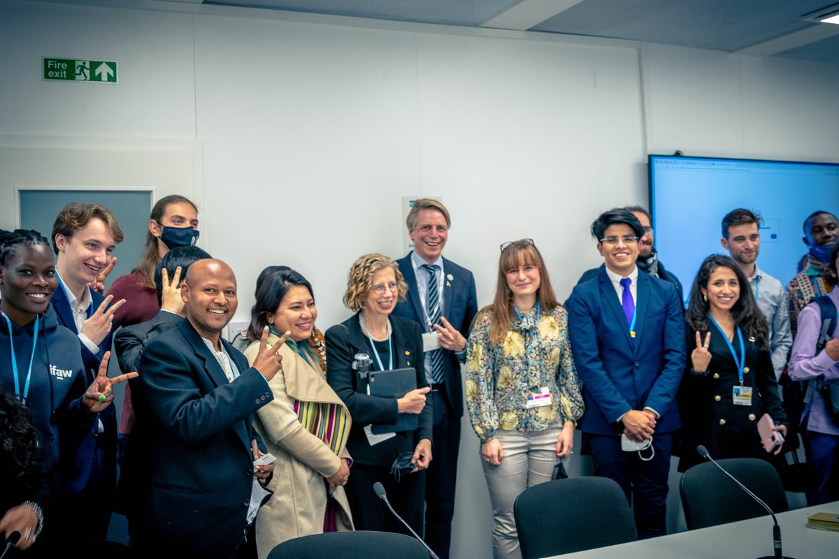 We owe it to young people to do far better. Delighted to join <a href="/bolund/">Per Bolund</a> to launch the Youth Task Force for #Stockholm50 at #COP26.  As the <a href="/UN/">United Nations</a> Secretary-General has highlighted in Our Common Agenda, it is more than time to listen to and work with youth. #TogetherForOurPlanet