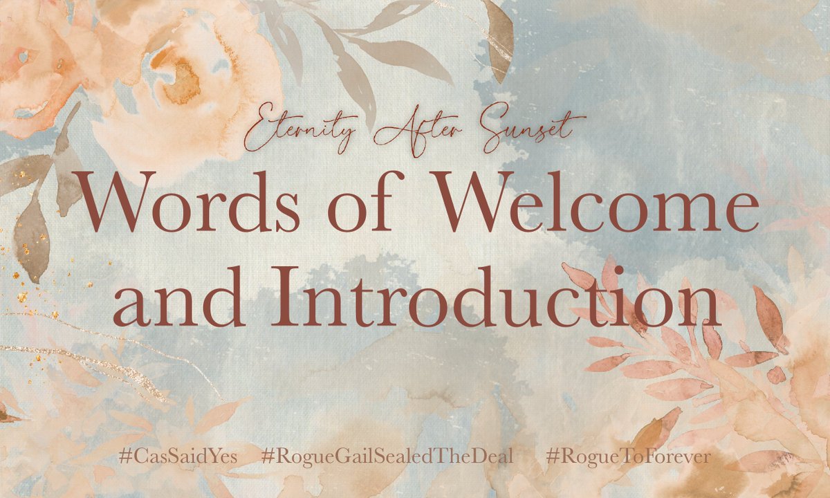 KnotForReel's tweet photo. ㅤ ⠀
Words of Welcome and Introduction
#RogueGailSealedTheDeal
#CasSaidYes
#RogueToForever
#TreasuringMomentsAtTMEvents
ㅤ https://t.co/CXcY18YPgi