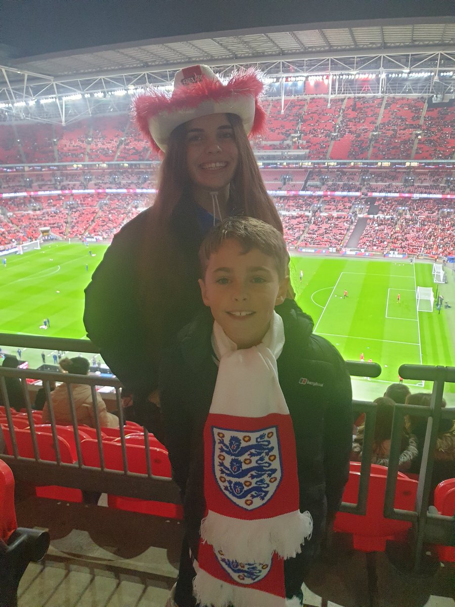 Day out watching England as an early 10th birthday treat for our Harry ! Great day ! 🦁🦁🦁