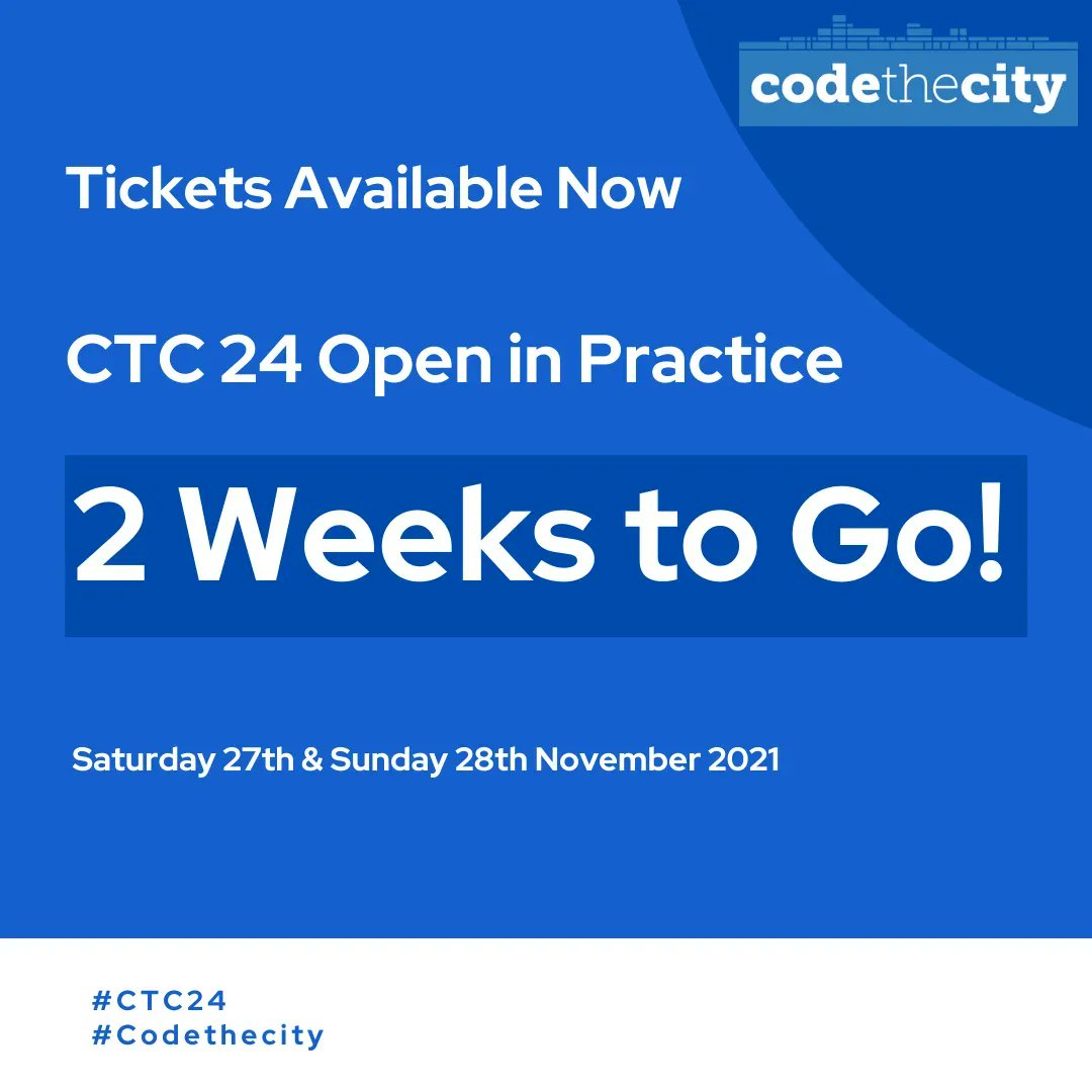codethecity's tweet photo. With only two weeks to go until #CTC24 things are getting busy. We've loads of ideas around #opendata and #wikidata and a real engaged conversation on our Slack group. Sign up now to join in and to make a difference! #CodeTheCity

https://t.co/hCncGaxJ5x https://t.co/zb0rzNZVfe