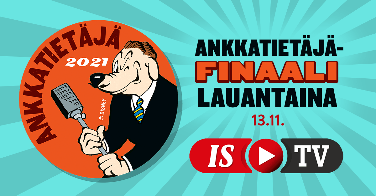 Ankkatietäjä vuosimallia 2021 alkaa kohta puoliin. Mukaan pääset täältä: is.fi/viihde/art-200…

Tule linjoille ja katso, osaisitko sinä vastata 5000 euron arvoisiin ankkakysymyksiin?

#AkuAnkka #AkuAnkka70vuotta #Ankkatietäjä #Tietokilpailu