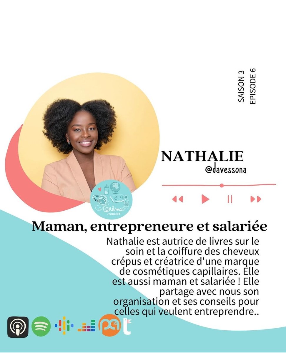 📣NEW EPISODE ALERT📣 J'ai eu le plaisir d'échanger avec Nathalie, la plume derrnière <a href="/lepetitmanuel_/">Le Petit Manuel</a> et créatrice de @boessibeauty. Nathalie est maman, entrepreneure et aussi salariée.