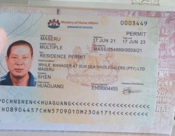 TheReporterLS's tweet photo. Ministry of Home Affairs once more intercepted and returned Brazilian man named Fabio Lucio  who tried to enter Lesotho without visa,there was also a Chinese man named Shen Huaguang who was intercepted and returned at OR Tambo International Airport with fraudulent permit. https://t.co/6M31cpGvVR