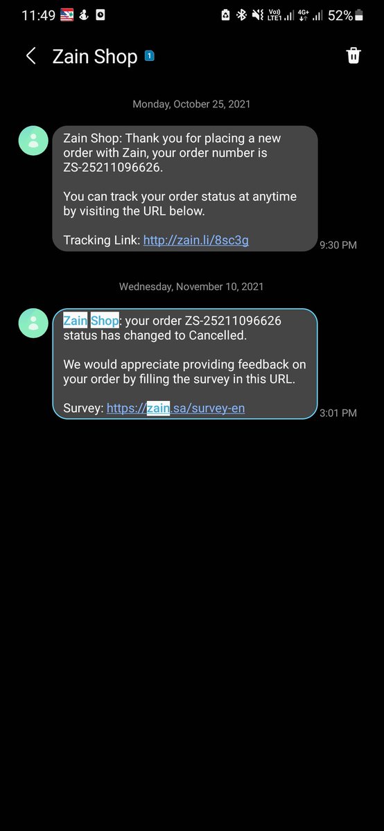 ADbaix's tweet photo. In this thread i am going to share one of the worst customer experience i had in my life with @ZainKSA !!
My friend and I ordered 2 fiber optics on 25 of October and paid successfully 500 sar as deposit
Below are 4 ss that prove we ordered and paid ( https://t.co/THN8aHWmxc