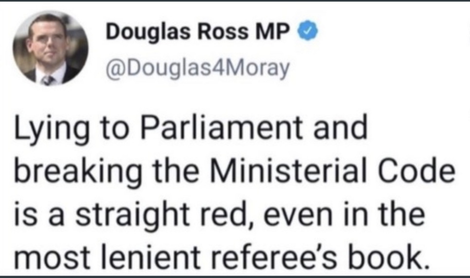 Red card 🟥 Red card 🟥 all day long !!! Get in the bin , @Douglas4Moray #ResignDouglasRoss