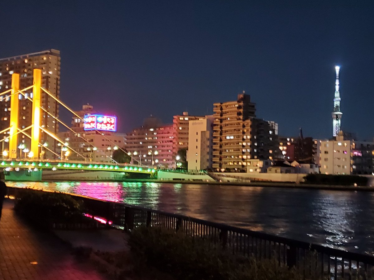 kane_sama's tweet photo. 下関海響後の初ラン。足は大丈夫やけど身体は重め😅次の東京マラソンではサブ5レベルには復活したい！
#隅田川ラン　#中央区 https://t.co/VbRlA3MwDG