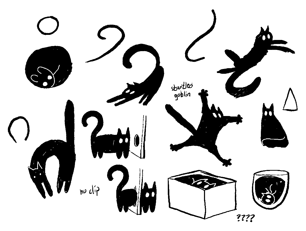 BMscribbles's tweet photo. I'm not convinced cats are animals so much as amorphous blobs of fur, claws, and teeth that like food and free real estate https://t.co/TVU6f4esO8