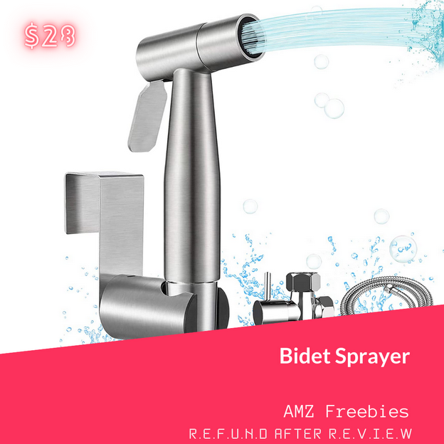 CapraUS510's tweet photo. 304 Stainless Steel Handheld Bidet Sprayer Set for Toilet with Hose, $28. https://t.co/fWLaW43J7v