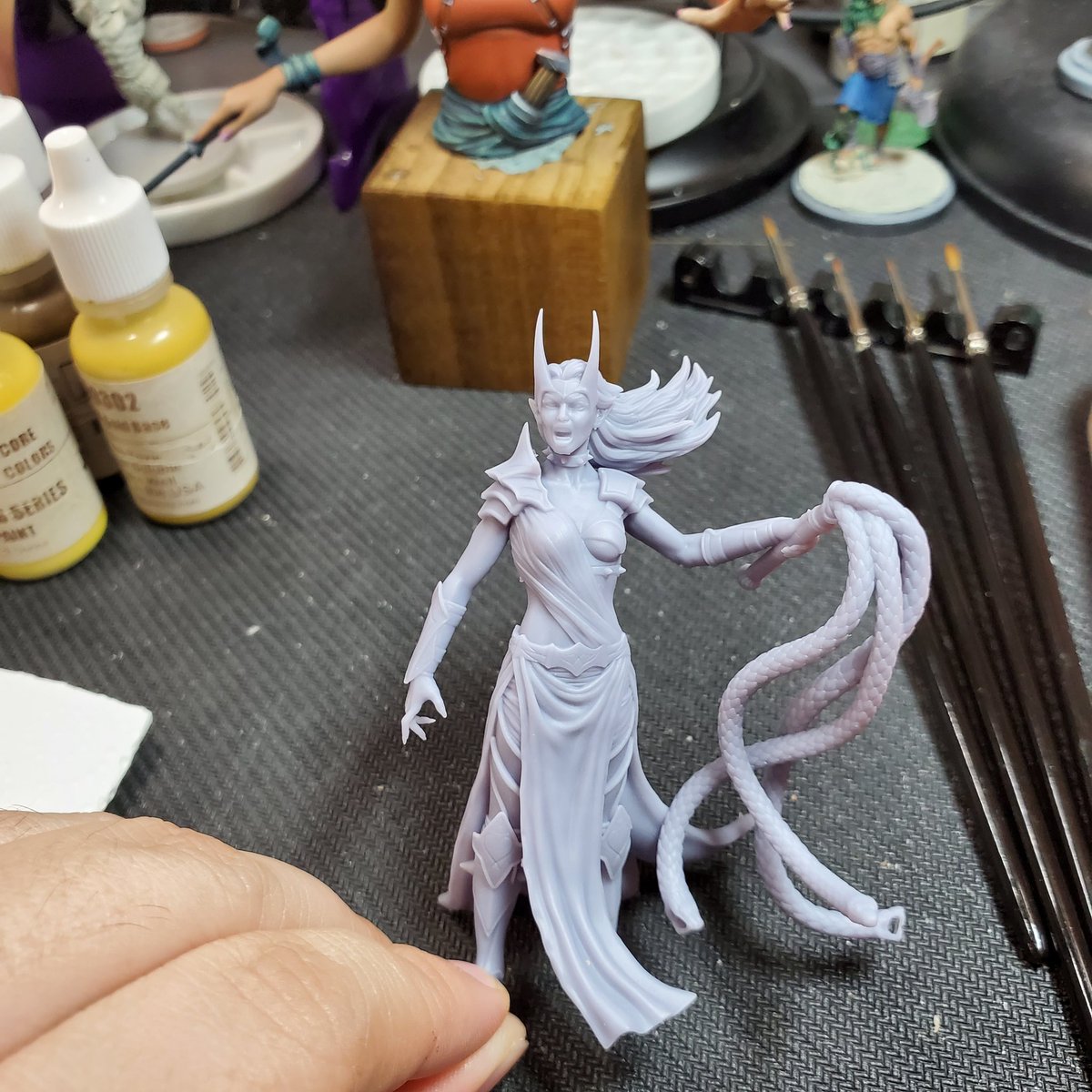 WickedElf_Minis's tweet photo. Dark elf https://t.co/uw6NWpLNar