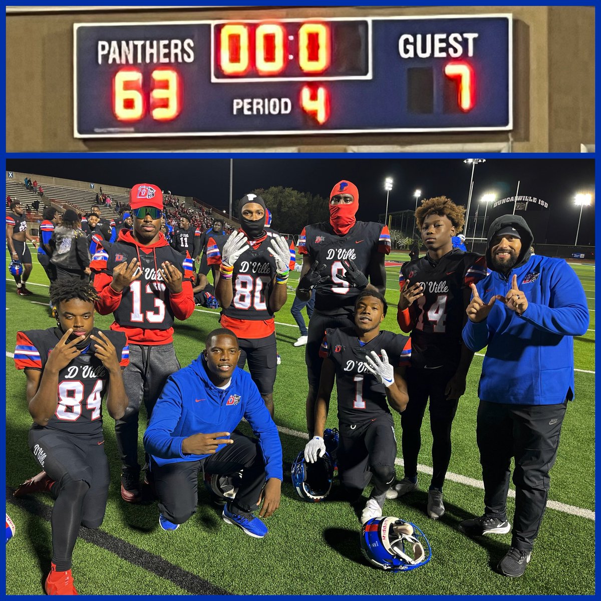 LC_Cisneroz's tweet photo. We accomplished our goal of going 1-0 this week. We are grateful for a win but have a lot to work on. Great job tonight wideouts. Enjoy this win and tomorrow, let’s set our sights on Mesquite. #Round2 #Wideouts #DawgOut #ToDaPartments https://t.co/H3tlUbAvgv