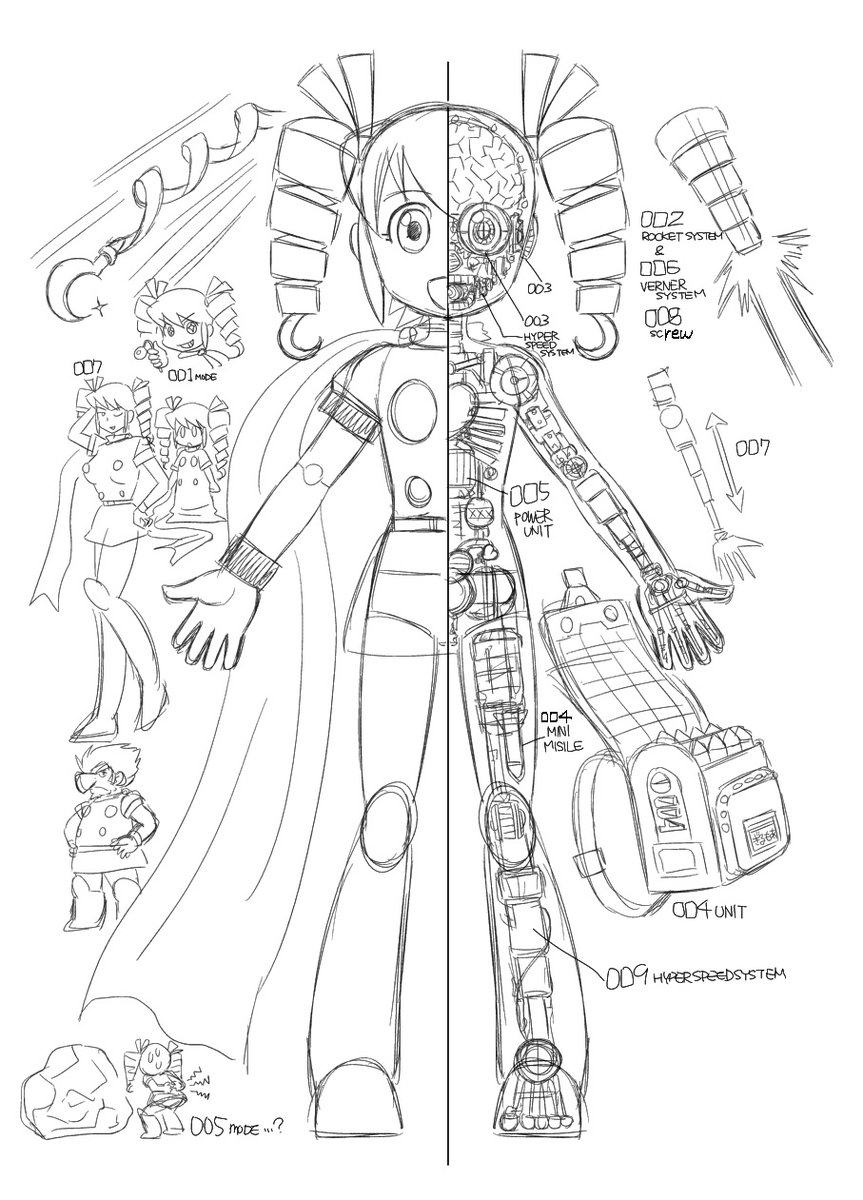 F4EJ2Phantom's tweet photo. 私の「老衰したギルモア博士が、幼女型サイボーグボディに脳を移植して延命する」というアイデアを元に、漫画家のみにおんMk2💉💉公式🔞単行本12月23日発売予定@minion20201001さんが描いてくれたイラストと４コマ。スゲーお気に入りなので、周知したくてツイート。
＃サイボーグ009 https://t.co/CEjtnckuzT