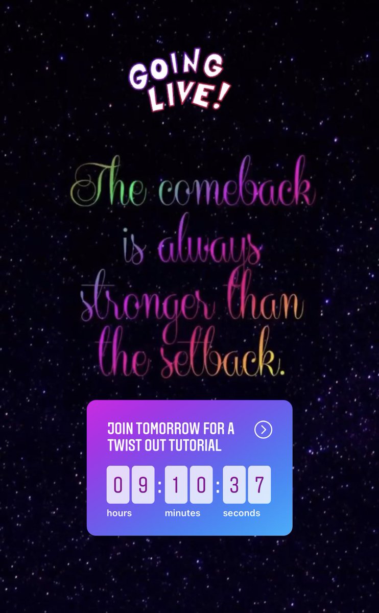 IslandKynks's tweet image. ✨✨✨ Join Us Tomorrow ✨✨✨

The goal is to do a live video featuring a twist out tutorial, do come and join if you can at 8AM CST in C.A. 🌎🌎🌎

✨✨✨✨✨✨✨✨✨✨✨✨✨

#livetutorial #comejoinusforaniglivevideo #twistout #naturalhairtwistout #hairtutorial #naturalhair