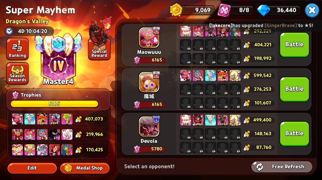 Triwynn's tweet photo. @CRKingdomEN Kingdom Name: Exandriia
Server: Hollyberry
Rank: Master 4 https://t.co/dpfwkjgAoB
