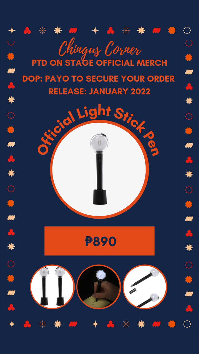 ChingusCorner's tweet photo. #ChingusCorner_GO | BTS MOTS SE Light Stick Pen
πΈ β± 890 + LSF
β
From 2nd Pre-Order
π PAYO to secure the item
Reply "Mine + Quantity" or send us a DM. π₯° https://t.co/4BkW5hm04c