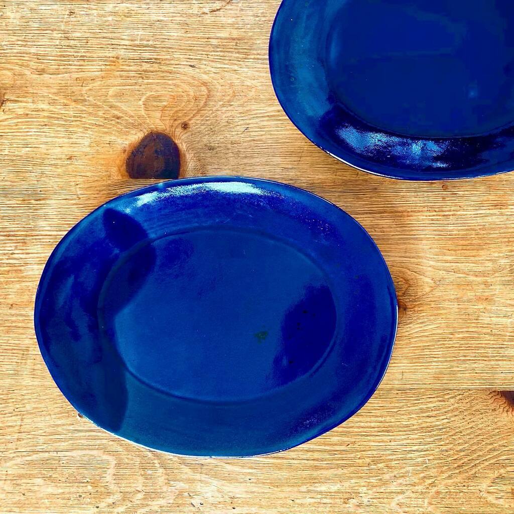 kenjinman's tweet photo. 瑠璃オーバルプレート
#陶芸作品 #オーバルプレート #瑠璃 #平皿プレート #ceramics #ovalplate #blue https://t.co/cKfbg1qE7w https://t.co/JNPEzIW3ar
