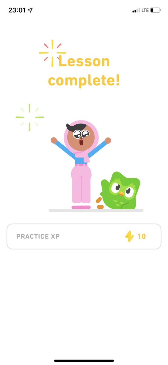 caluuzy's tweet photo. No importa el estado no se puede perder la racha de Duolingo https://t.co/J8oQFnHLtc