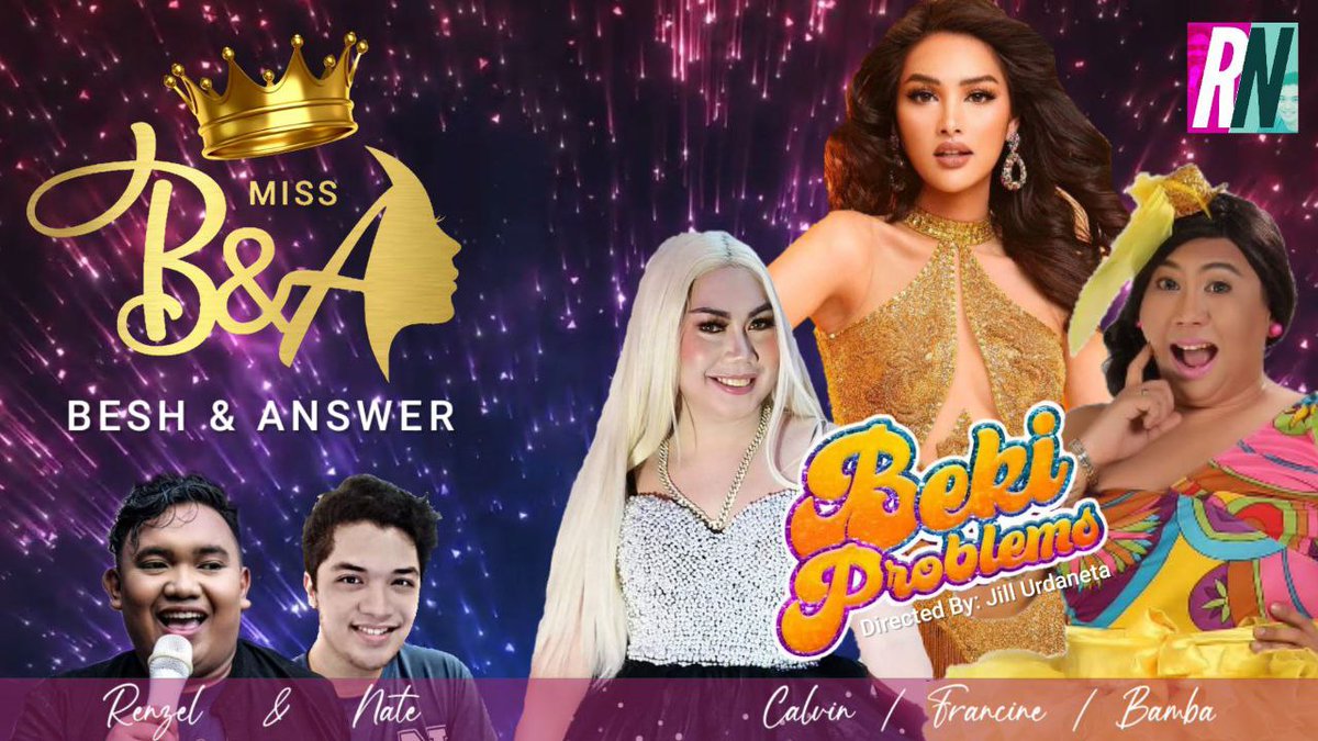 BeshReactors's tweet photo. Hi mga BEKS! On our 3rd EP of #RNPodcast
get to know more Bamba, Francine Garcia and Calvin Crew the cast of #bekiproblems, PLUS the start of our newest segment Ms. BnA. Stream it for free on BESH YT Channel, 9 PM TODAY!
🌈 https://t.co/POpl3rrSrc https://t.co/ZafZm1Txfd