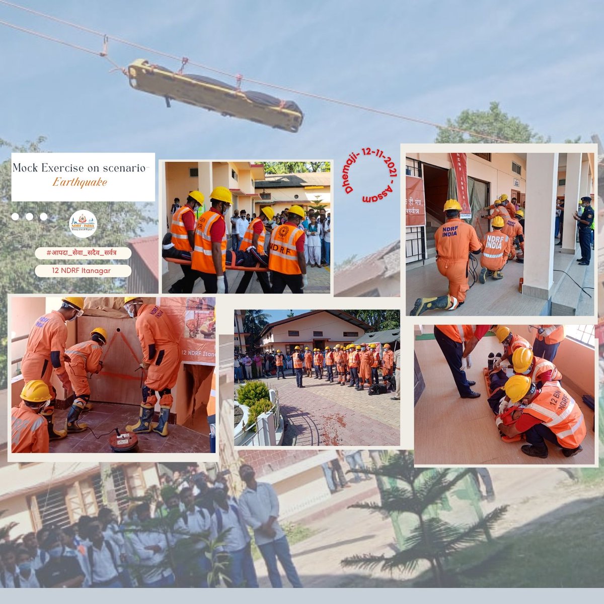 12bnndrf's tweet image. #12NDRF conducted Joint #MockExercises on #Earthquake #Dhemaji #Assam  with district Administration. Various stakeholders of district participated in exercise. More than 650 persons were benefitted.
@himantabiswa