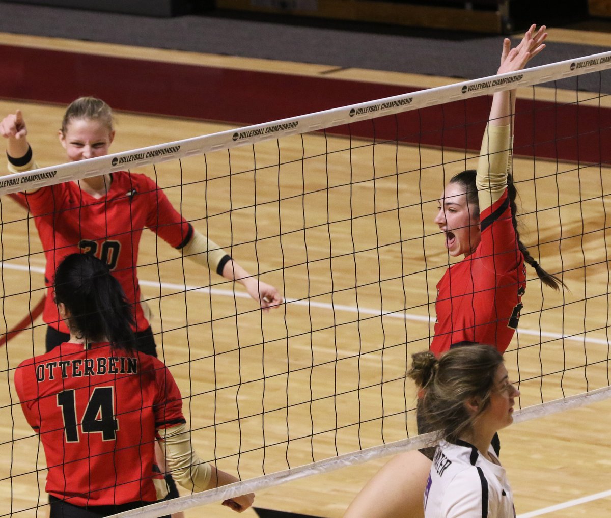 Ott_Athletics's tweet photo. VB: Sweet 16 matchup is now set... Cardinals to play host and No. 5-ranked Calvin on Saturday night inside Van Noord Arena at 7 p.m. The winner advances to Elite 8 in St. Louis next weekend. #BuckleUp https://t.co/JLKNbJn9BG
