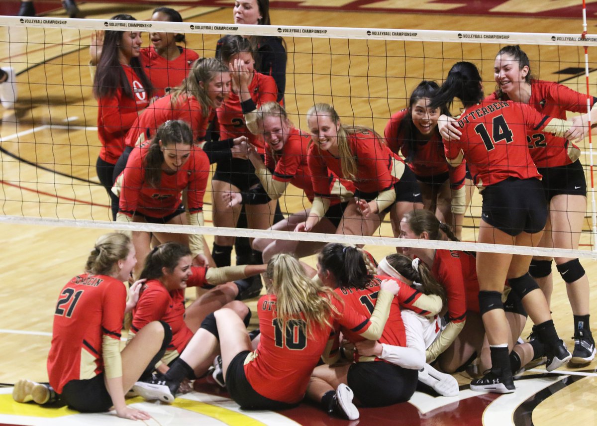Ott_Athletics's tweet photo. VB: Sweet 16 matchup is now set... Cardinals to play host and No. 5-ranked Calvin on Saturday night inside Van Noord Arena at 7 p.m. The winner advances to Elite 8 in St. Louis next weekend. #BuckleUp https://t.co/JLKNbJn9BG