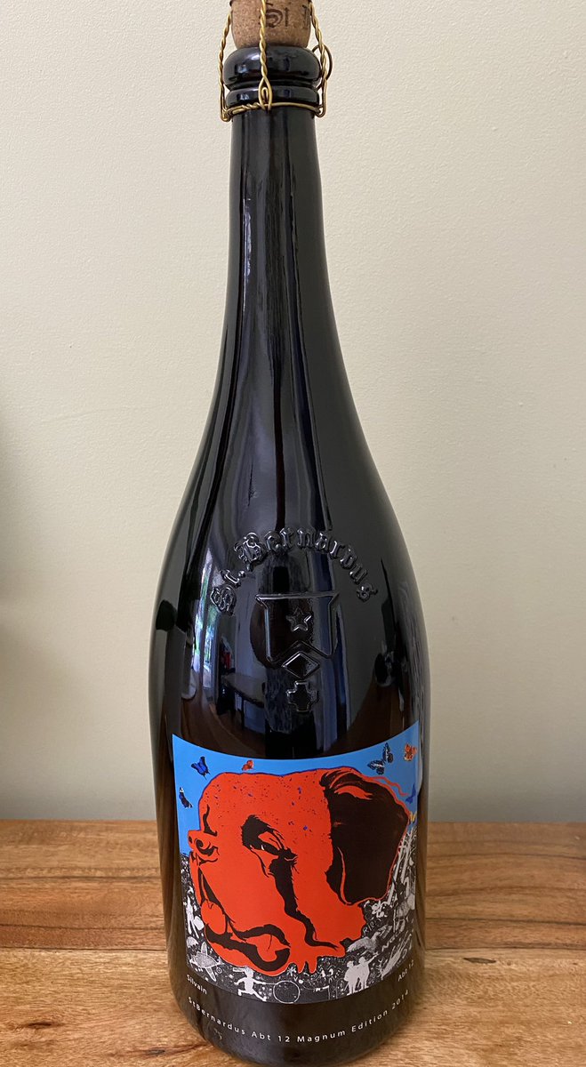 beermentv's tweet photo. Just a casual weekend tipple… St Bernardus Abt 12, 2014 magnum. Wish us luck. Tasting notes to follow only if capable. https://t.co/IPQrosyTim