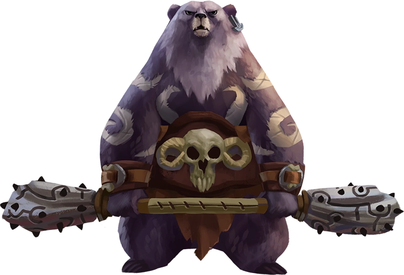 Armello has a bear!Brun, Sana, Ghor