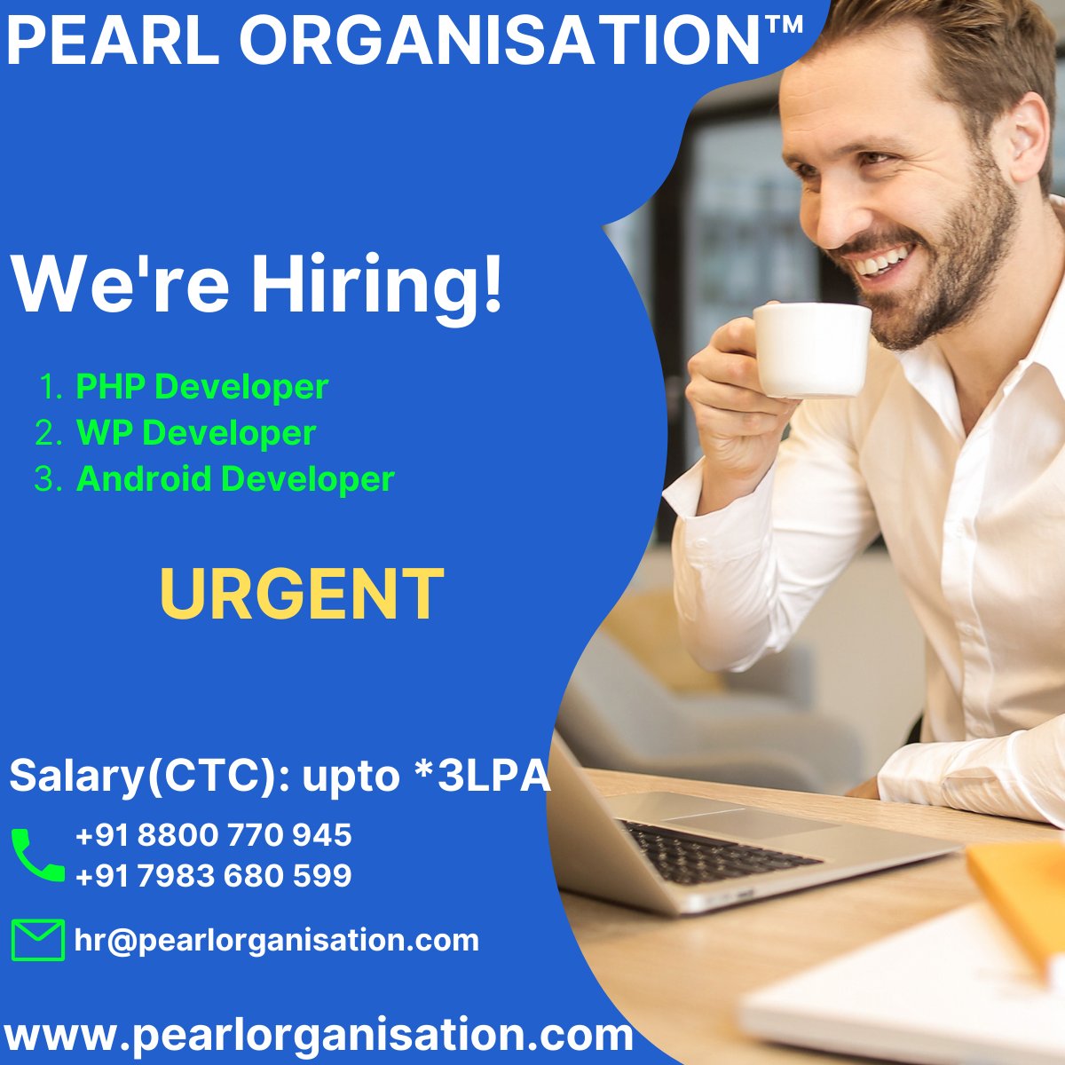 pearlorgs's tweet image. #UrgentHiring
We are looking for #Laravel_Developer #PHP_Developer #WP_Developer #Android_Developer for #Dehradun Location.
share your updated CV at hr@pearlorganisation.com
Visit - pearlorganisation.com/careers
#laraveljobs #laraveldeveloper #laraveldevelopment #appdeveloper