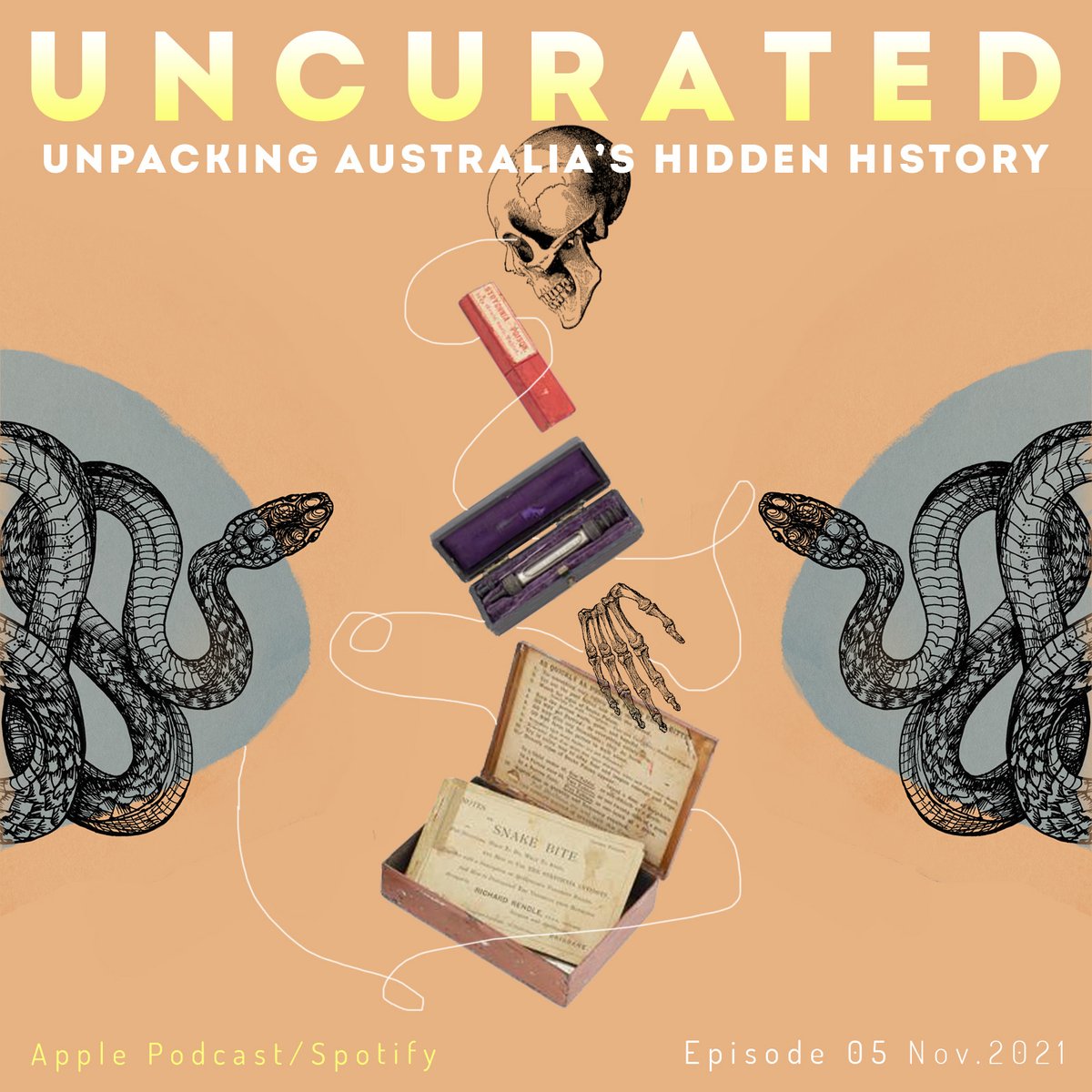 Why did Australian colonists inject a deadly rat poison as a “cure” for snakebites? Find out in the latest episode of #Uncurated with <a href="/ThomasVPhillips/">Thomas Phillips</a> and <a href="/mia77zz/">Xiao Zhu</a> 

#uncuratedpod #cajpodcast #history #unimelb #snakes #Australia #antidote #poison