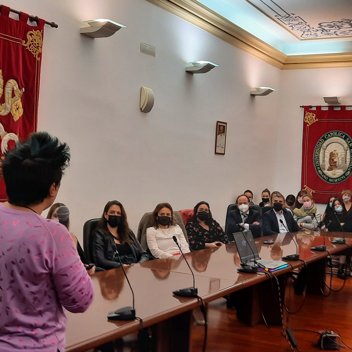 victormexeguer's tweet photo. El Director General de Economía Social, Tono Pascual de Riquelme, participa en la Sesión Inaugural de la VI Edición del Máster Oficial en RSE  de la UCAM presentando el Proyecto Hermes que promueve el deporte en prisión promovido por @FundlaCaixa @AsociacinColec1 @UCAMCatedraRSC https://t.co/btX6tHuDdz
