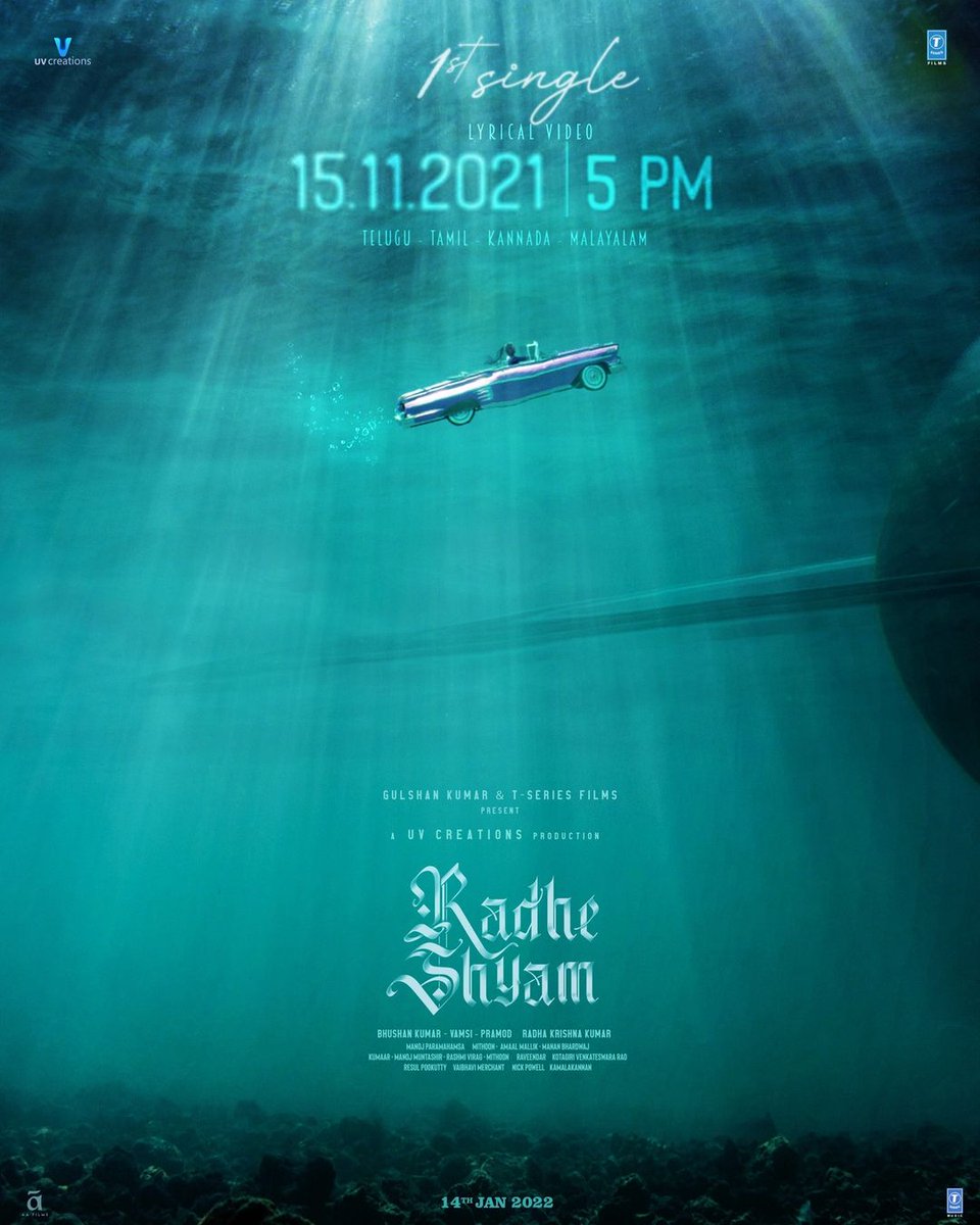 prabhasmanoj07's tweet image. Music  : @justin_tunes 🎸
Singer : @thisisysr 🎤
Lyrics : #KrishnaKanth 📃🖋

#RadheShyamFirstSingle On NOV 15TH 5PM 💥💕 (Telugu , Hindi , Tamil , Kannada , Malayalam )

#Prabhas #RadheShyam