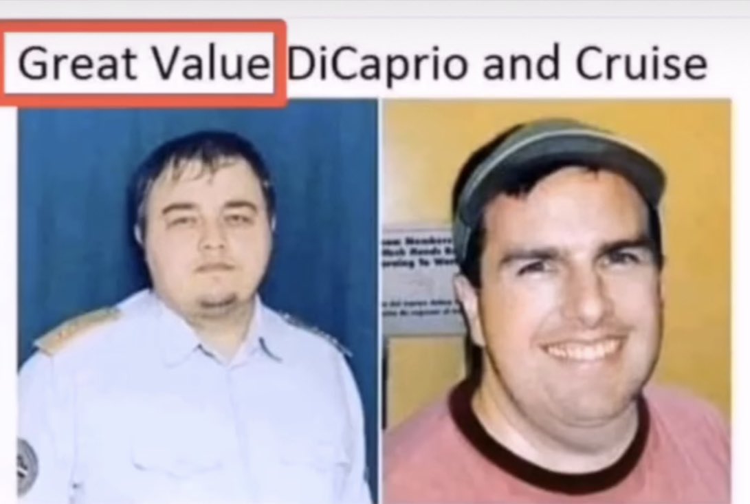 MattDickens_'s tweet photo. Please order through WISH. Tom from Subway and Leonardo the mall cop. BTW @TomCruise can't be tagged in photos. https://t.co/jYnHCacvTX