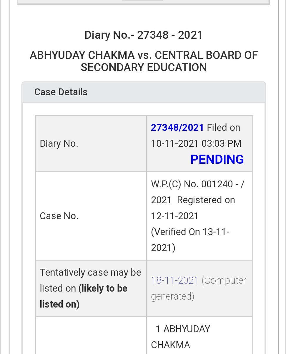ShriPutin's tweet photo. Now online exam option matter listed on 18 Nov.2021 in supreme court ( urgent hearing)

We hope Supreme Court fill help us and direct @cbseindia29 to give online exam option.

@ActivistSukhpal @IamSaurav_1 @AIJNSA_official @Adv_NSReddy @AdvMamtaSharma #MakeTerm1Hybrid #cbseterm1 https://t.co/z4F1tzlEyc