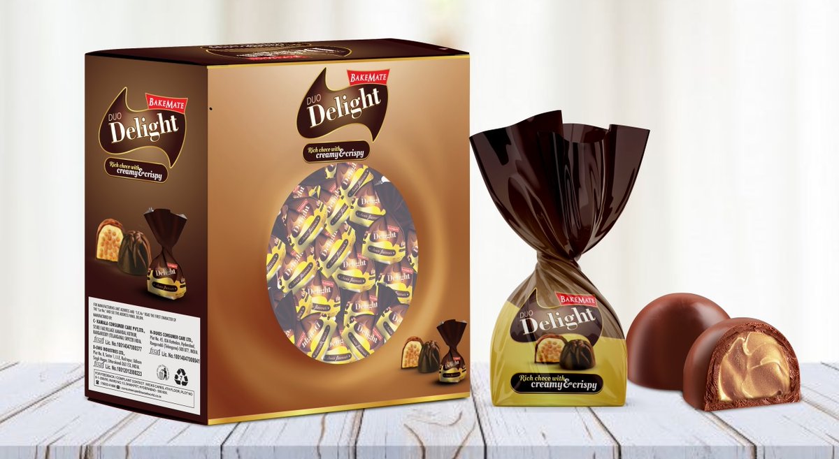 bakemateglobal's tweet photo. Explore the #world of delicious chocolates with BakeMate that delivers #exclusive collections, world-class flavors, #innovative package designs, exotic aroma, unique taste, and much more.
#celebrations2021 #chocolates #bestchoice #exotic #BakeMate #Micks #MicksFoods https://t.co/JUDMPFIaCP