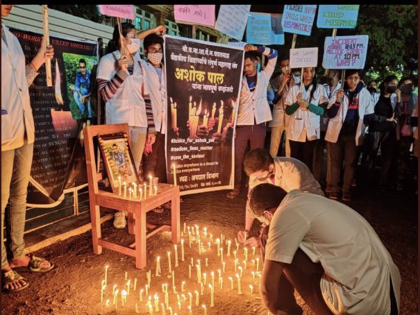 drasmalhi's tweet photo. As Ex President @AIIMSRDA I request entire #MedTwitter who believes in serving justice to  mother who lost his only son #DrAshokPal in Maharashtra due to failure of our system to tweet #justicefordrashokpal &amp; tag all authorities, ministries and activists possible to serve justice https://t.co/Nx3AG8pSHt