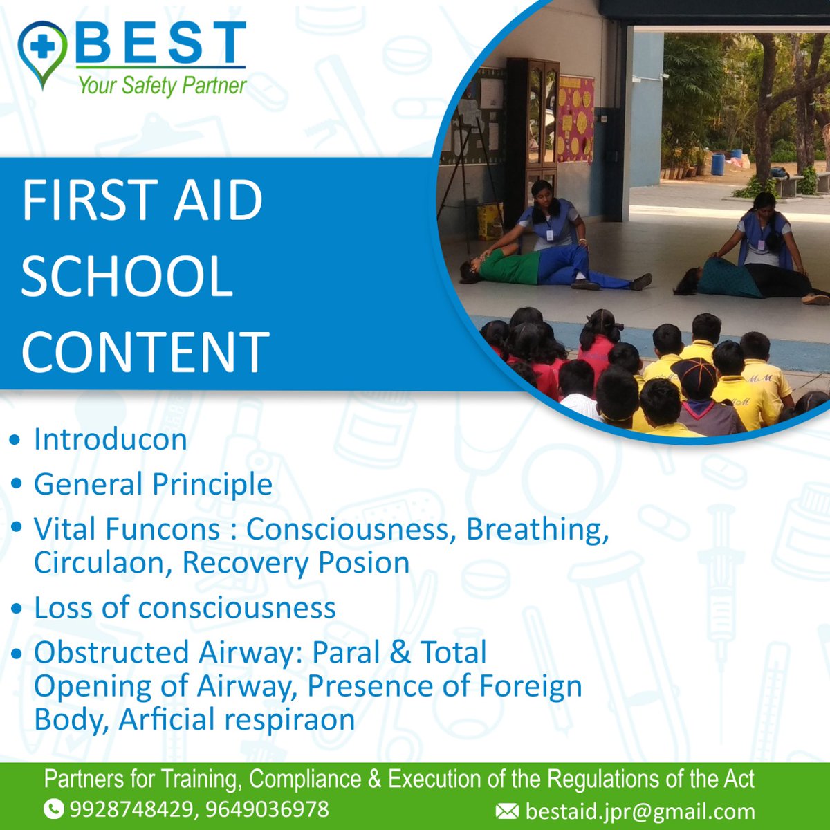 SurvivalBasic's tweet photo. first aid school content.
.
.
.
#firstaid #cpr #firstaidtraining #training #firstaidkit #safety #emergency #paramedic #aed #cprtraining #medical #safetyfirst #medic #firstaidcourse #ambulance #k #savealife #ems #firstresponder #covid #medicine #beprepared #stopthebleed #bls https://t.co/0aJSEjnvq3