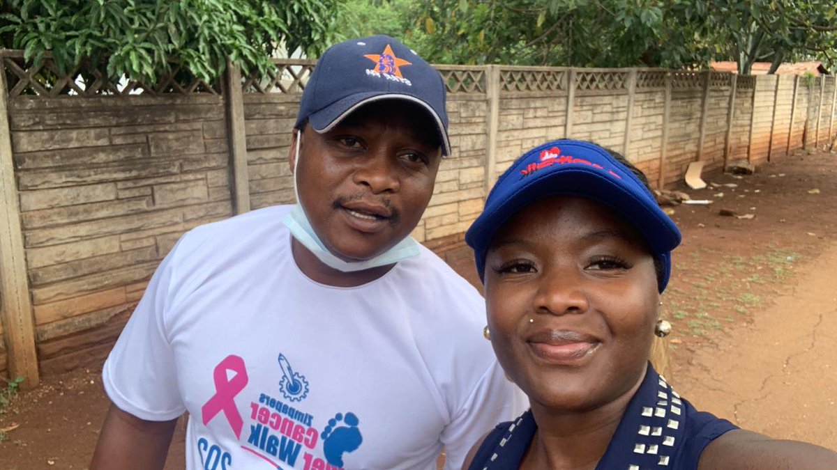 capitalkfm's tweet photo. Walking for a good cause!

Boss @MakombeNyaradzo &amp; @FolakeSaije leading by example!

#ZimpapersCancerPowerwalk
#LetsFightCancer
#TeamHarare
#LetsGo
#KeepIt100Point4FM https://t.co/cx1QmwbOxw