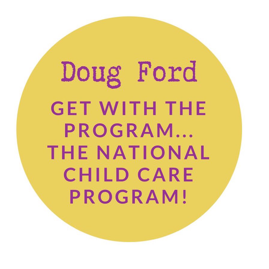 @ChildCareON Time for Doug and Lecce to #GetWithTheProgram