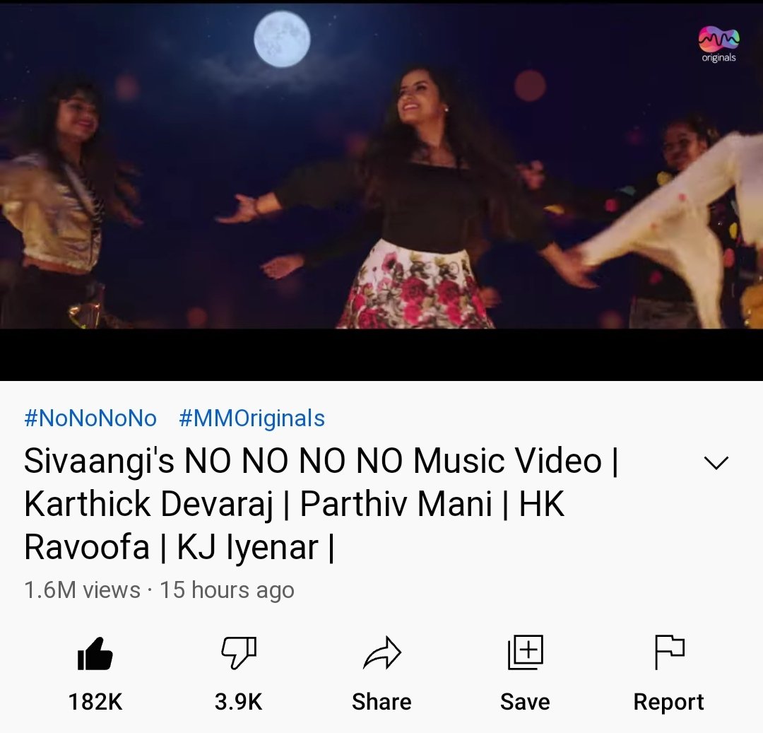 maxeyyy_tweets's tweet photo. The Power of SIVAANGI ⚡⚡⚡
Within 15 Hrs 1.6 M Views 🔥 🔥 🔥
182 K Likes 👍
For Our #Rasaathi #NoNoNoNo
Keep Flying High Sivu 🥰 @sivaangi_k
#Sivaangi #ashaangi https://t.co/hXtrpXmTb9