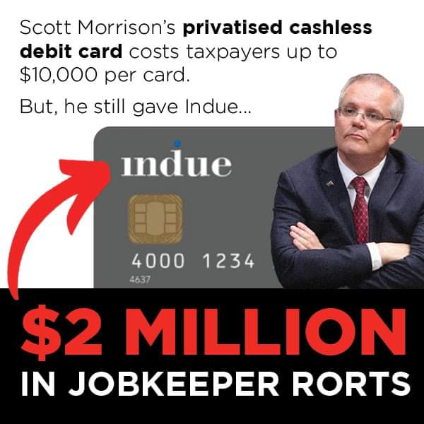 <a href="/jmil400/">💧 Johny Miller (jmil4000@bsky.social)</a> Absolutely if you don't want to be put on the Cashless Indue card!