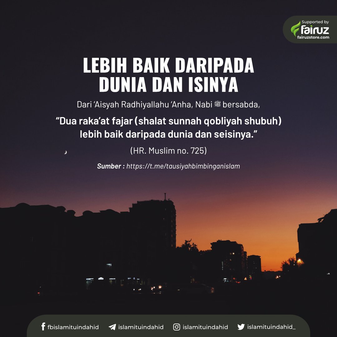 IslamituIndah_'s tweet photo. LEBIH BAIK DARIPADA DUNIA DAN ISINYA https://t.co/4hfEupWZ9X