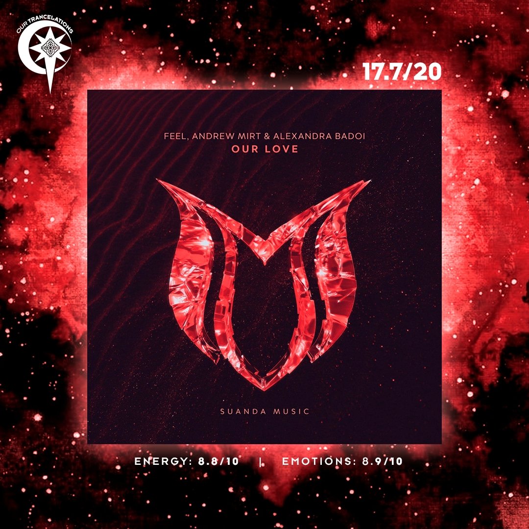 OTrancelations's tweet image. Can you feel the #love by 🇷🇺 legend DJ #Feel &amp;amp; #SuandaMusic talent #AndrewMirt teaming up with Mrs. Cosmos aka #AlexandraBadoi? ❤️

Read our #Review here
instagram.com/p/CWETw4xt_l3/…

#Trance #uplifting #progressive #vocal #romantic #piano #Heart #ABeautifulCosmos #TranceFamily #Blog