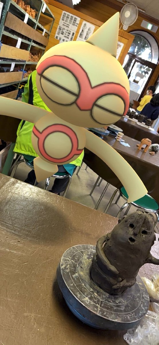 JinMaster2020's tweet photo. はにわとヤジロン！
はにわ作り難しかったぁー！

#ポケモンGO
#ポケモン
#埴輪
#ヤジロン https://t.co/cdEHwDLgSm