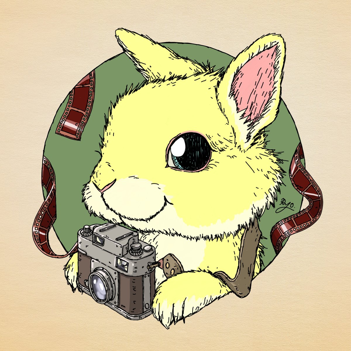 Illustrator_ryo's tweet photo. #クリプトラッキ��バニー  No.27 カメラ
この #NFT を持っていると良い事がありそう。

新作は、カメラ。
あなたのコレクションに加えてみませんか？
　　　↓　↓　↓
https://t.co/4CByNpOBxY

#nftcollector #NFTcomunity #OpenSeaNFT #NFTdrop #Polygon #cryptoluckybunny #NFTJapan https://t.co/JYYhJZLMPP
