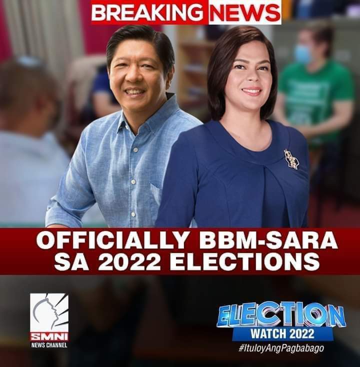 EmpressZ23's tweet photo. Partido Federal ng Pilipinas of presidential aspirant Bongbong Marcos formally adopts Davao City Mayor Sara Duterte as its vice presidential candidate.✌️✌️✌️👊👊👊👊👊
This is it! Moment of truth! #BBMFORPRESIDENT2022 #SaraALL2022 #LabanMarcosJr #MaSa2022 https://t.co/2HPphLbTyR