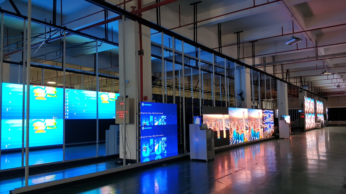 Ccoleder's tweet image. In the fine-pitch production workshop, the products are undergoing the final aging test.
Find more: coleder.com
Contact us: sales@coleder.com
#coleder #ledwall #npp #finepitchled #aceblock #aceblockplus